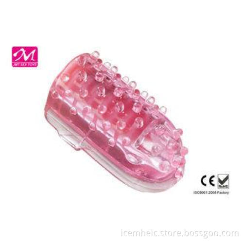 Portable Vibrating Finger Rings With Soft Rubber To Stimula